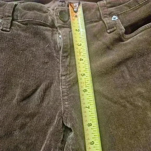 Kut from the kloth Farrah baby bootcut brown corduroy pants size 8. - Picture 8 of 12